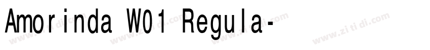 Amorinda W01 Regula字体转换 Amorinda W01 Regula字体转换